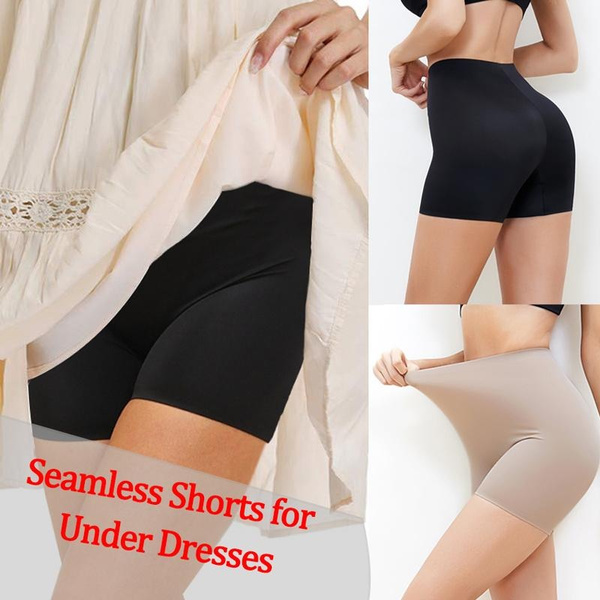 Under Dresses Underwear,Women Slip Shorts Stretchy Women Short