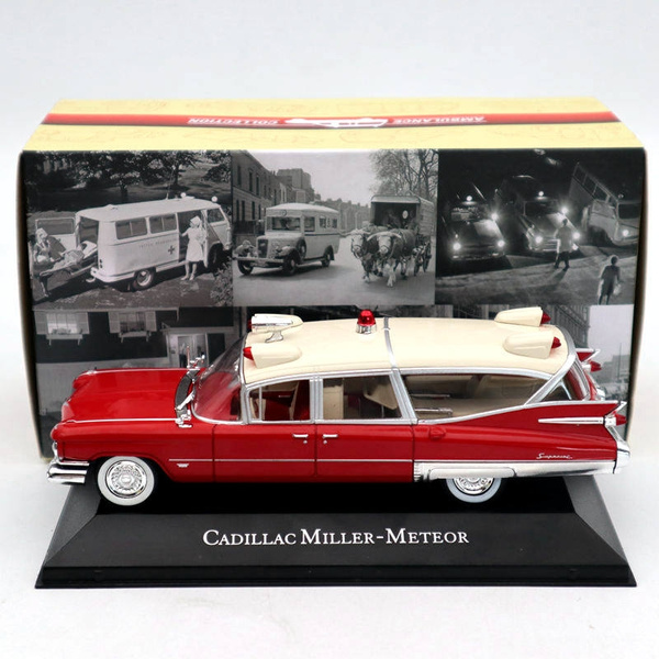 Ambulance Cadillac Miller-Meteor 1959-1:43 Diecast Model Car AMB02 