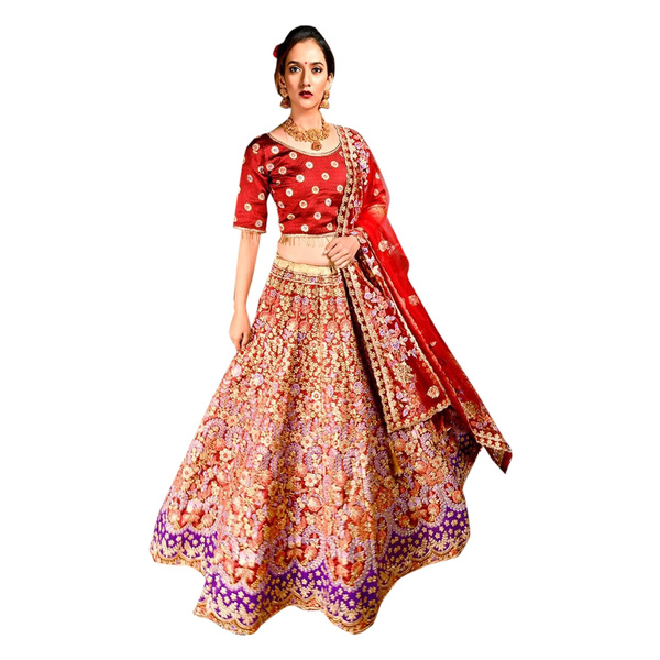 New Party Wear Indian Lehenga Ethnic Wedding Bridal Dress Bollywood Lengha Choli