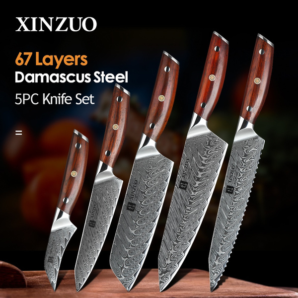 XINZUO 8.5 inches Chef Knife 67 Layers Japanese VG 10 Damascus