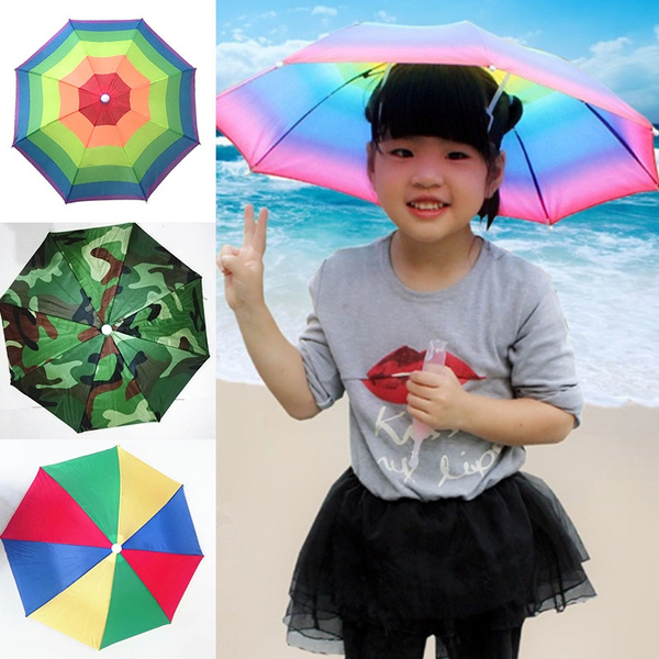 Sun cheap umbrella hat