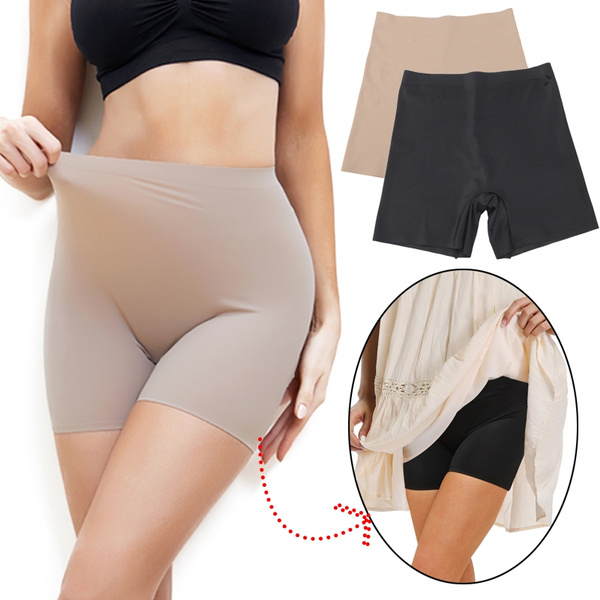 Women's Comfortable Seamless Smooth Slip Shorts for Under Dresses