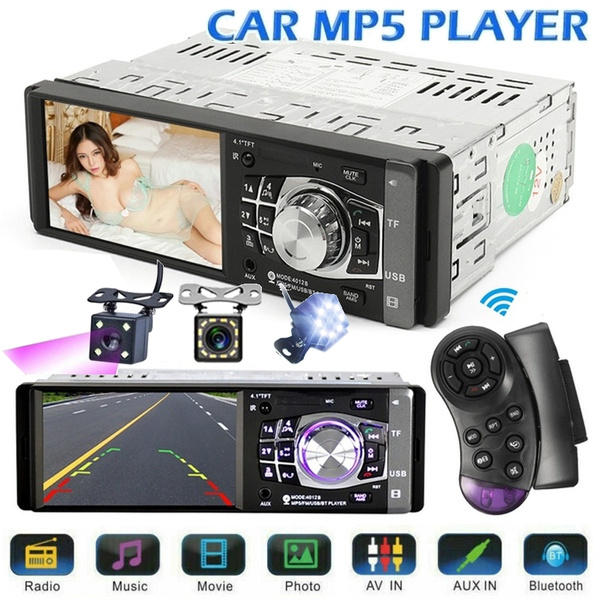 600 2DIN Handfree for Android with Rear View Camera Car Radio,Touch Screen Car Radio Stereo Built-in Bluetooth USB/TF/AUX MP5 Player 7Inch Mirror Link HD 1024
