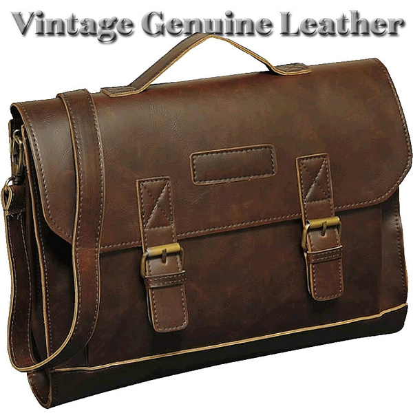 Mens Shoulder Bags Man Genuine Leather Briefcases Designer Handbag