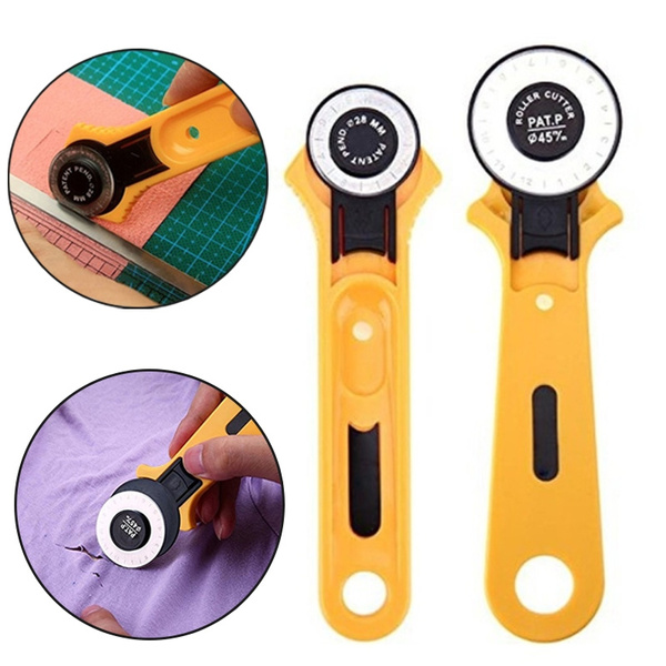 45mm Leather Craft Cutter Circular Cutter Cut Blade Roller Wheel Round  Cutter