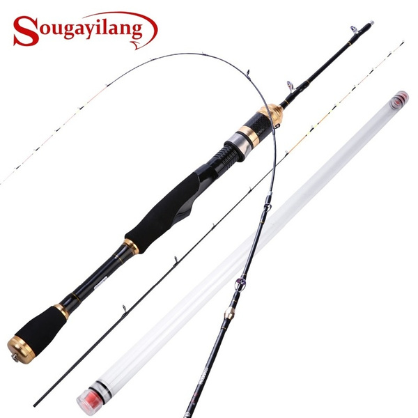 Sougayilang 1.2m Saltwater Carbon Fiber Fishing Rod Soft Raft Rod Boat  Fishing Rod Fishing Tackle Casting Rod Pole pesca