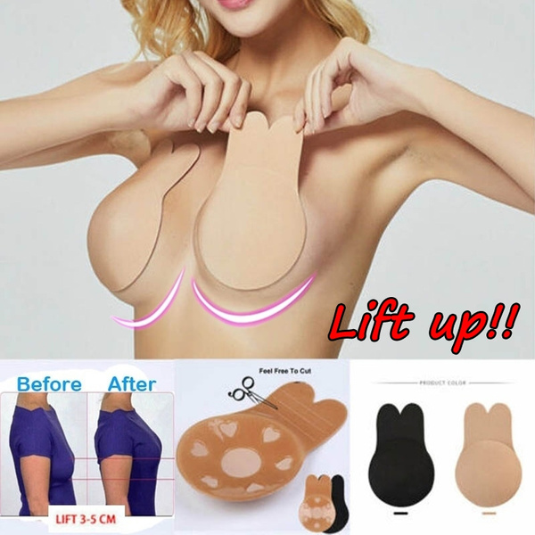 2019 Latest Women Strapless Silicone Bra Push-up Invisible Gel