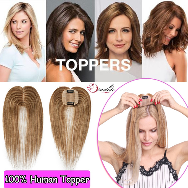 Hand Made Women Remy Human Hair Topper For Thinning Hair Silk Base Clip in Human Hair Toupee | Wish Hand Made Women Remy Human Hair Topper For Thinning Hair Silk Base Clip in Human Hair Toupee | Wish