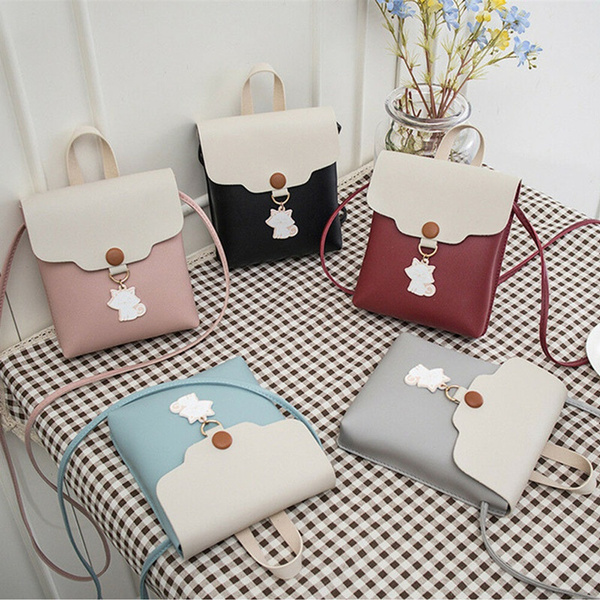 PU Leather Shoulder Bag for Women Ladies Cute Handbag Purse Clutch