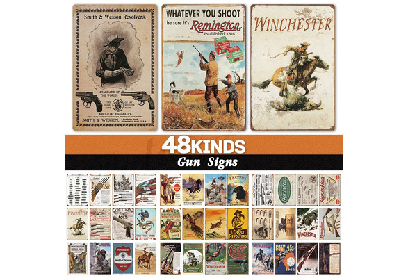 Remington Teach Them to Shoot Tin Metal Sign Rifle Firearms Retro Vintage Remington Teach Them to Shoot Tin Metal Sign Rifle Firearms Retro Vintage
