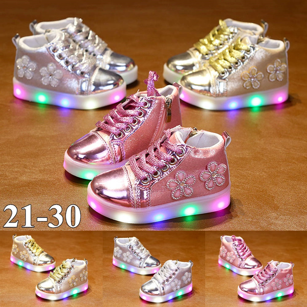 kids/toddler Led Lights Shoes Girls 