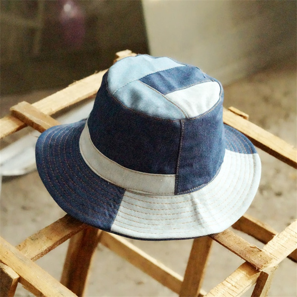 Fashion Unisex Summer Denim Patchwork 