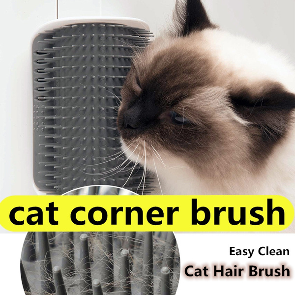 corner wall cat brush