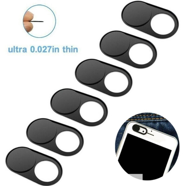 6X WebCam Shutter Privacy Slider Plastic Camera Cover Stickers For Laptop Phone 
