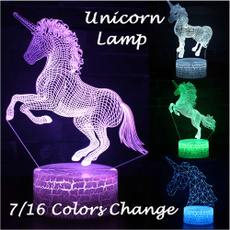 Night Light, fairylight, Desk, unicornlamp