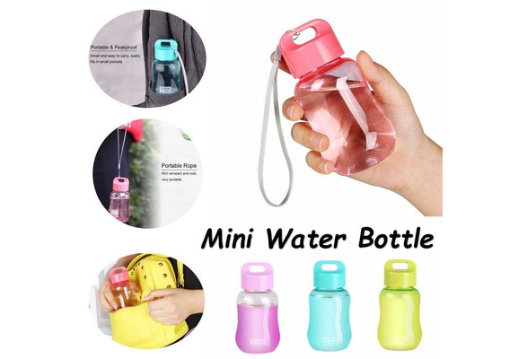 180ML Plastic Colorful Water Bottle Portable Water Bottles Mini Water Bottle  Outdoor Camping Leak-proof Bottles