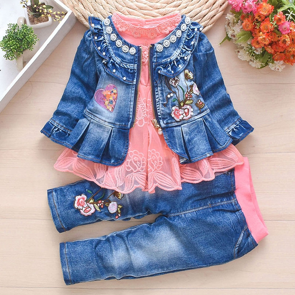 Baby girl 2024 jean shirt