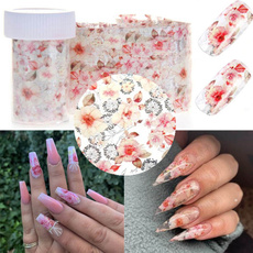 nail decoration, nail stickers, artnailtip, flowernailart