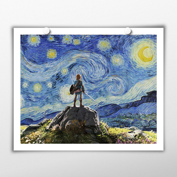 Canvas print The Legend of Zelda: Breath of The Wild - View