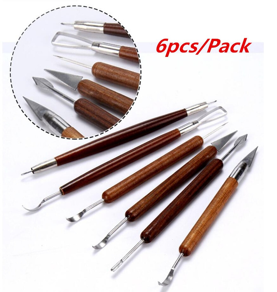 Sculpting Pottery Tools Clay Set Wax Carving Shapers Polymer Modeling Craft Kit 