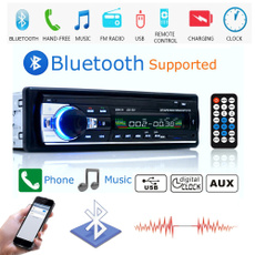 1DIN In-Dash Car Radio Stereo Remote Control Digital Bluetooth Audio Music Stereo 12V Car Radio USB/SD/AUX-IN Mp3 Player