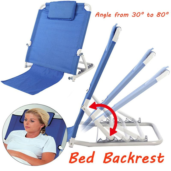 Portable Bed Backrest Sit on Bed Adjustable Angle Folding support