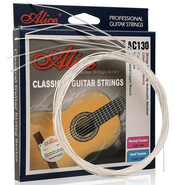 Brand New Nylon Silver Strings 6pcs Set for Classical Classic Acoustic Guitar 1M 1 6 E B G D A E