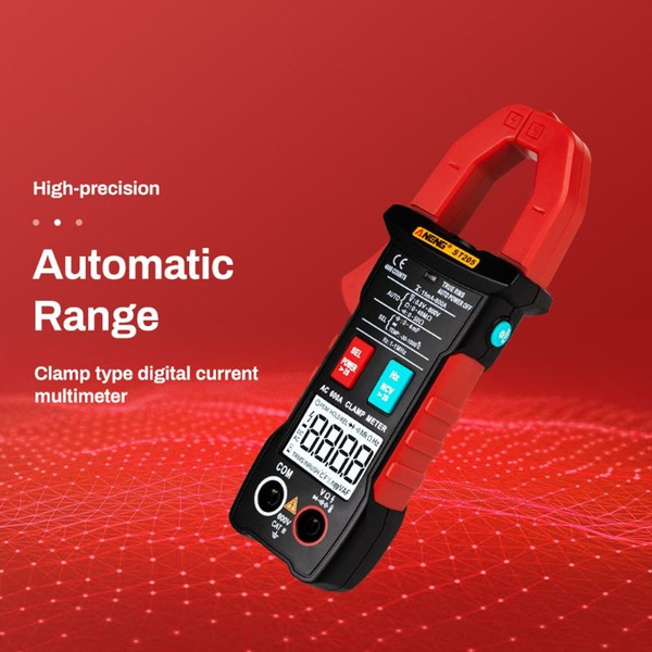 Precision Measurement ST205 Digital Clamp Meter Analog Multimeter Current Clamp DC/AC Intelligent AUTO Range Meter With Temperature Tester 
