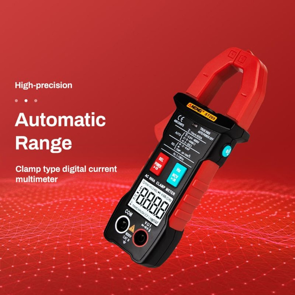 Precision Measurement ST205 Digital Clamp Meter Analog Multimeter Current Clamp DC/AC Intelligent AUTO Range Meter With Temperature Tester Precision Measurement ST205 Digital Clamp Meter Analog Multimeter Current Clamp DC/AC Intelligent AUTO Range Meter With Temperature Tester