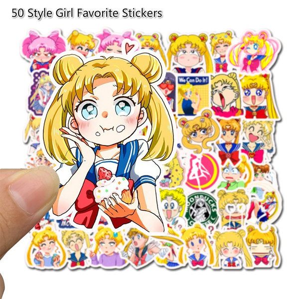 Large Stickers - Cute Girl