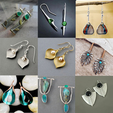Turquoise, Pearl Earrings, Ornament, jewelryampornament