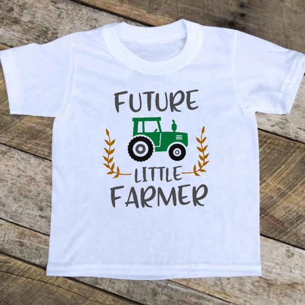 baby clothes with tractors on them