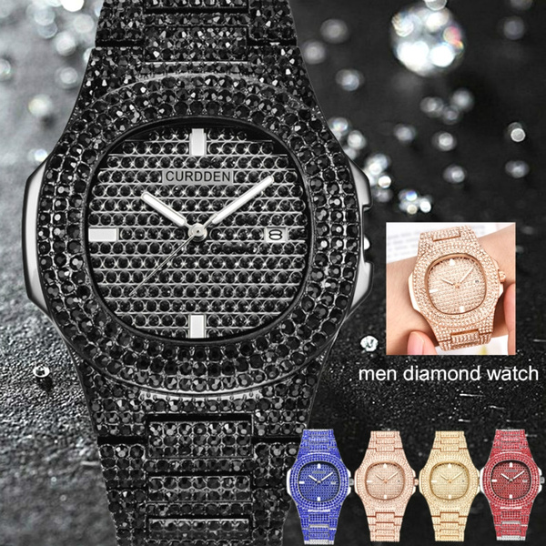 Black diamond watch discount mens