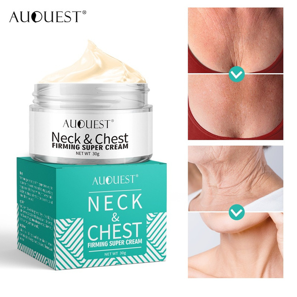 Neck And Chest Firming Super Cream Anti Wrinkle Smooth Horizontal Line Collagen Lifting Neck Cream Auquest Beauty Tight Skin Repair Skin Care Wish