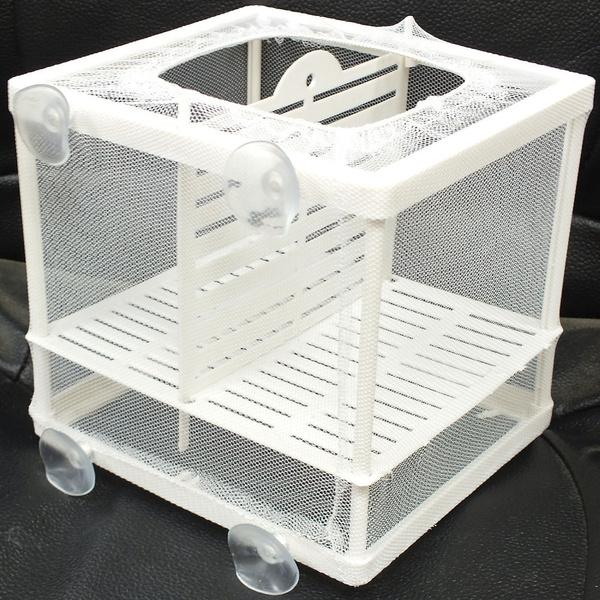 Aquarium Fish Breeder Box Large Mesh Box Fry Nursery Net Box Baby