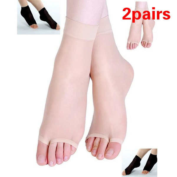 open toe flip flop socks