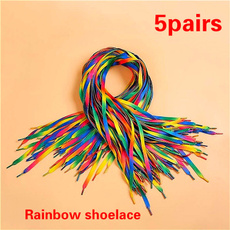 rainbow, Sneakers, Strings, shoelaces