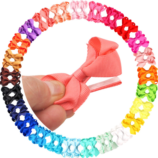 mini hair bows for babies