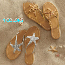 Flats, Flip Flops, Sandals, Star