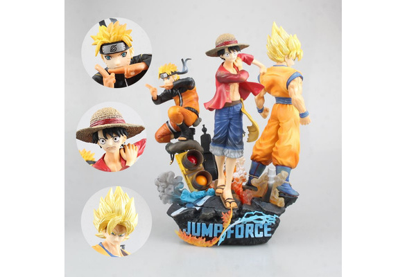 Food toy trading figure All 12 Sets 「 Dragonball x ONEPIECE x NARUTO  Unrivaled 3 x 3 Figure 」, Goods / Accessories