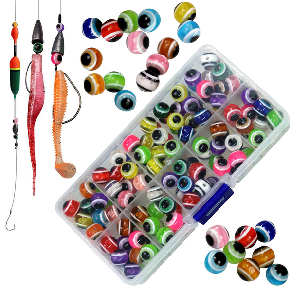 Fishing Beads 6mm 8mm 10mm 12mm Hard Plastic Beads For Making Fishing Rigs,  Trout Beads Fishing Beads Bulk Kit