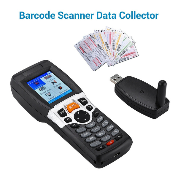 Wireless & Wired Barcode Scanner Inventory Data Terminal Collector