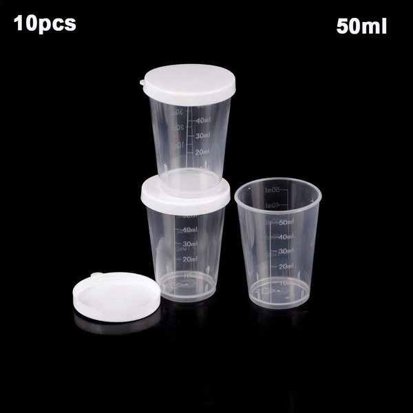 Measuring Cups, 50ml Disposable Plastic Cups