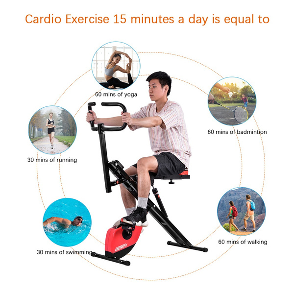 fitnation vertical cycle trainer standing workout