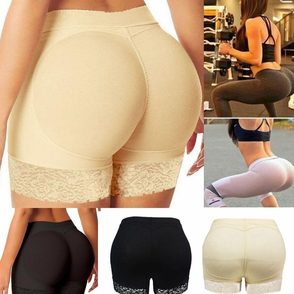 Plus Size Women Bum Lifter Booty Shorts Seamless Padded Panties