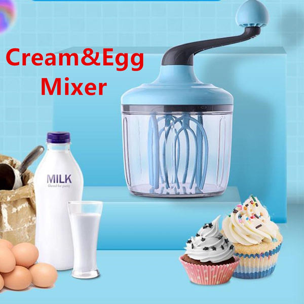 Manual Egg Beater Household Mini Hand-held Egg Beater Cream Hair Dryer  Baking Tools Kitchen Gadget Egg-whisk
