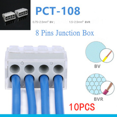 Box, 8pinconnector, junctionbox, quickwireconnector