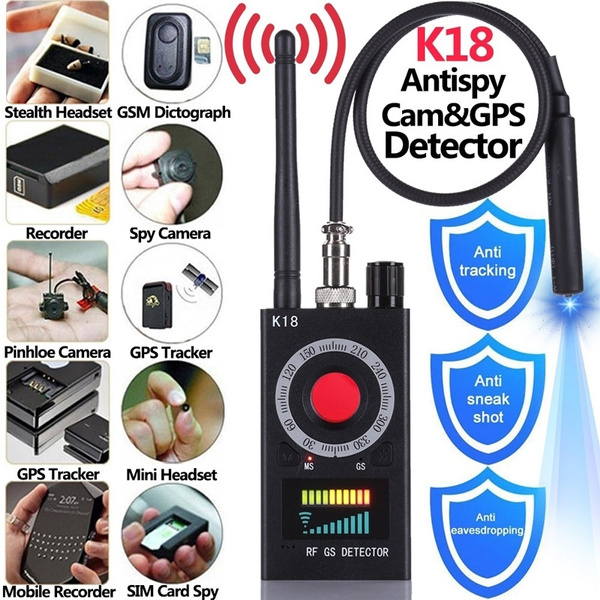 RF Signal Detector Bug Anti-spy Detector Camera GSM Audio Bug Finder GPS Scan os 