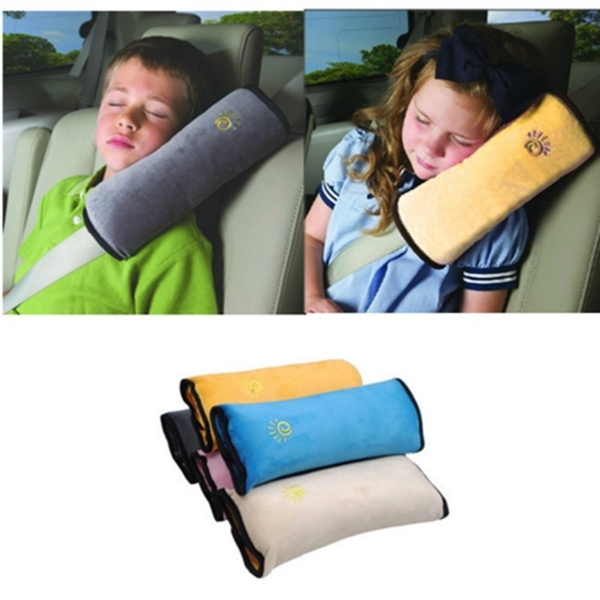 Baby Safe Car Seat Belt Children Shoulder Harness Cushion Sleeping Pad Pillow 