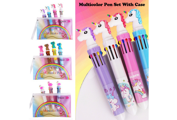 Dinosaur Multi-Color Pens-Set of 4 random – Feeling Pretty Sparkly LLC